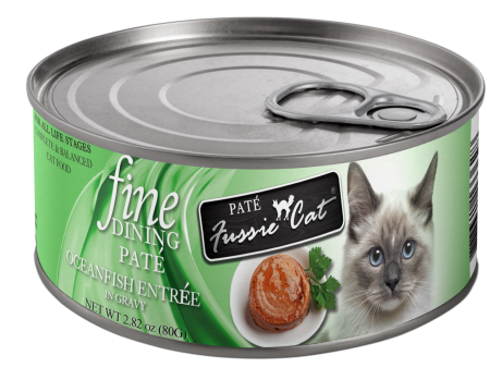 Fussie Cat Canned Fine Dining Oceanfish Pate 2.8oz Cheap