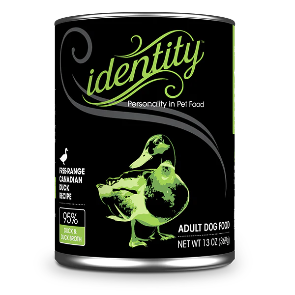 Identity Pet Canned 95% Free Range Canadian Duck Recipe 13oz Hot on Sale