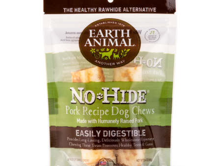 Earth Animal No Hide Pork Dog Chews 2pk Fashion