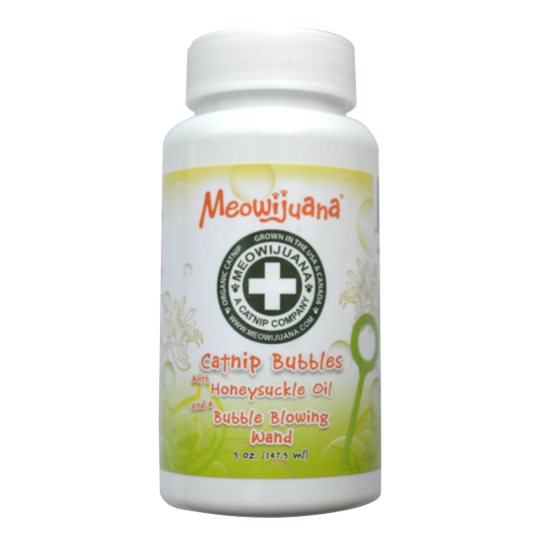 Meowijuana Catnip & Honeysuckle Bubbles 5oz Fashion