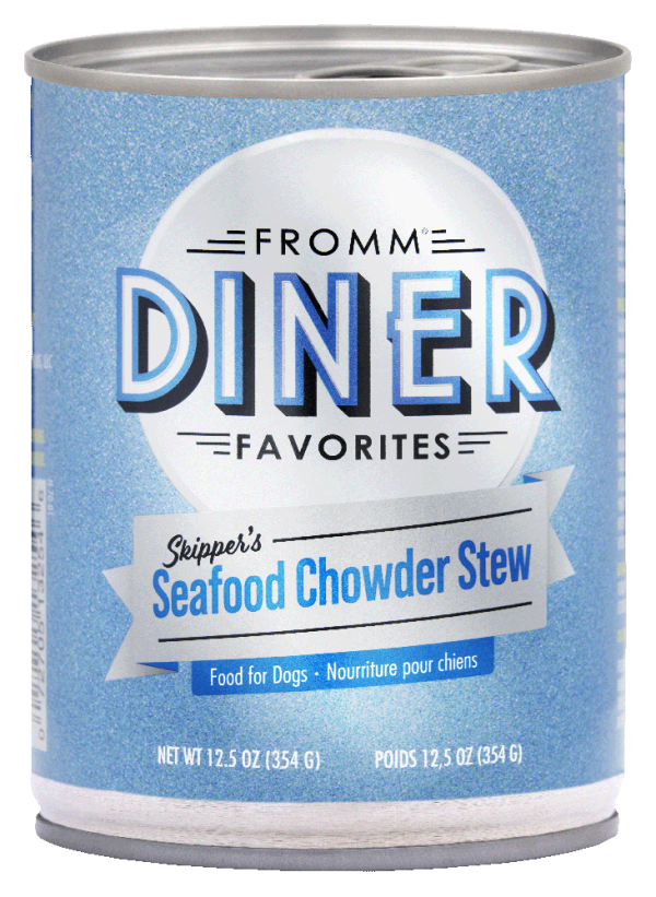 Fromm Canned Dog Food Skippers Seafood Chowder Stew 12oz on Sale