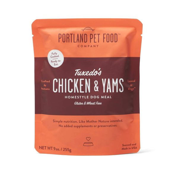 Portland Pet Chicken & Yams Pouch 9oz Supply