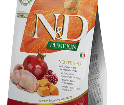 Farmina Dry Cat Food Pumpkin Neutered Quail & Pomegranate Online now