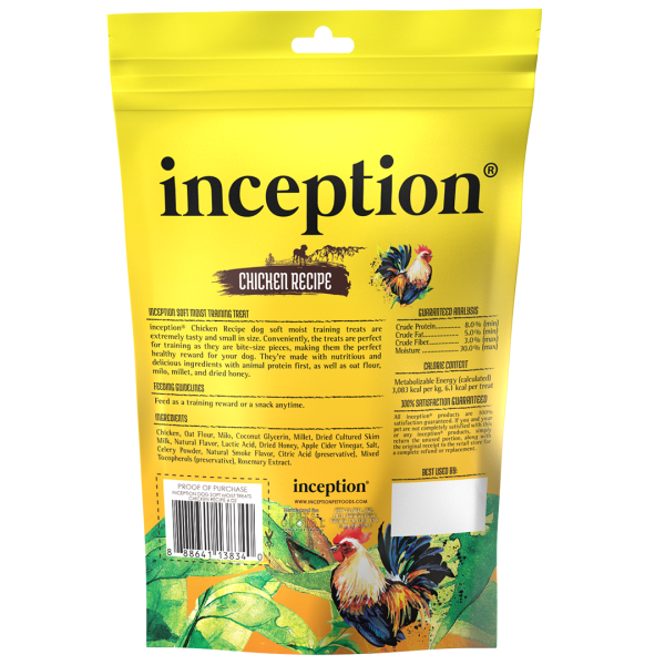 Inception Soft Dog Treats Chicken 4oz Sale