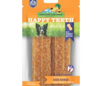 Himalayan Pet Happy Teeth Peanut Butter Chews Large 2 Pack Online now