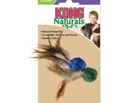 Kong Cat Naturals Crinkly Ball with Feathers Sale