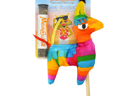 Meowijuana Get Smashed Pinata Wand Refillable Catnip Cat Toy For Discount