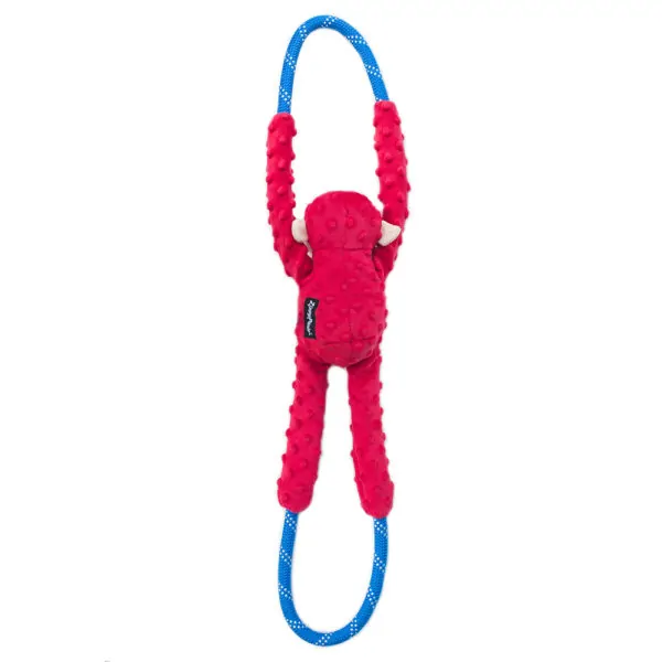 ZippyPaws RopeTugz Monkey Red Sale