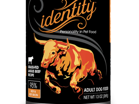 Identity Pet Canned 95% Grass Fed Angus Beef Recipe 13oz Online