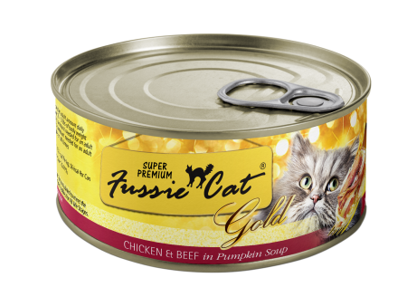 Fussie Cat Canned Cat Food Chicken & Beef 2.8oz Hot on Sale