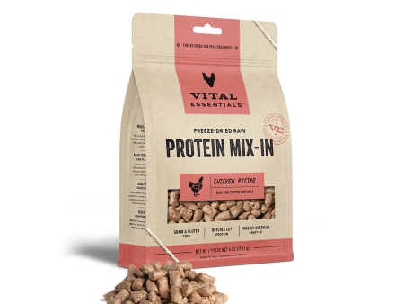 Vital Essentials Freeze Dried Protein Mix-In Chicken Online Hot Sale