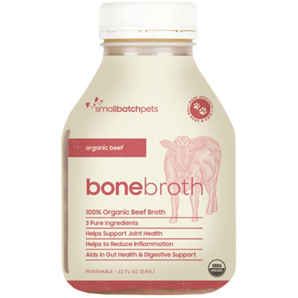 SmallBatch Frozen Organic Beef Broth 22oz Online Hot Sale