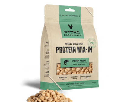 Vital Essentials Freeze Dried Protein Mix-In Salmon Online Hot Sale