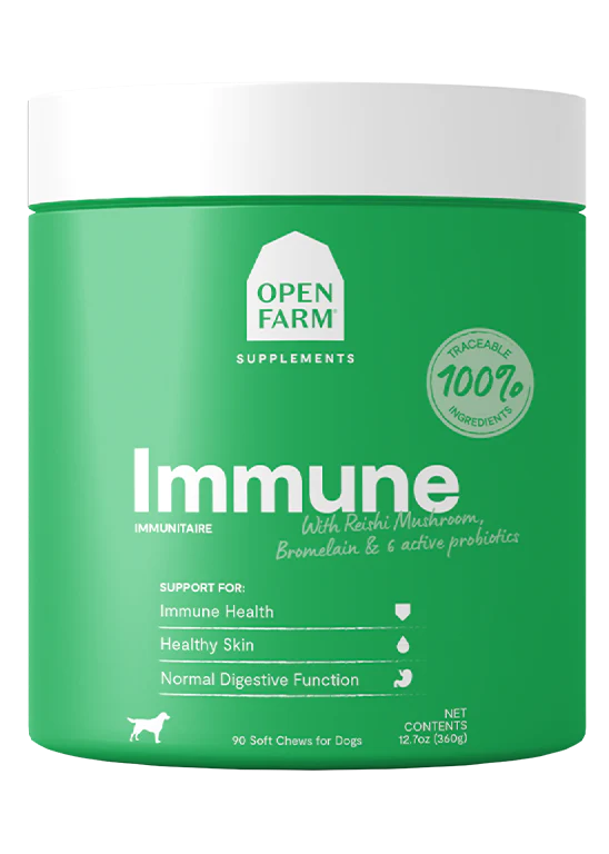 Open Farm Immune Supplement Chews 90 Count Sale