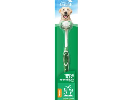 Tropiclean Triple Flex Toothbrush for Dogs Online Sale