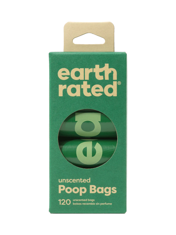 Earth Rated Poop Bags Unsented 8 Roll 120ct For Cheap