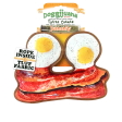 Doggijuana Tuffer Chewer Eggs & Bacon Dog Toy For Cheap