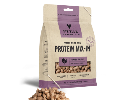 Vital Essentials Freeze Dried Protein Mix-In Turkey Fashion