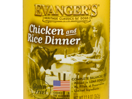 Evanger s Canned Dog Food Classic Chicken & Rice 12.5oz Online