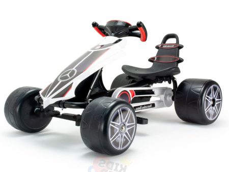 KidsVIP Mercedes Benz Pedal Ride on Go-Kart With Adjustable Seat Sale