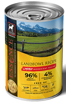 Essence Canned Dog Food Limited Ingredient Recipe Landfowl 13oz Fashion