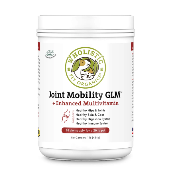 Wholistic Pet Organics Joint Mobility Powder with Green Lipped Mussel Online Sale