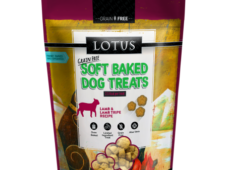 Lotus Soft Baked Grain Free Lamb & Lamb Tripe Treats 10oz on Sale