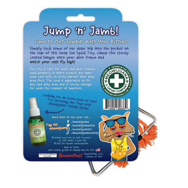 Meowijuana Jump N Jamb Deep Sea Squid Cat Toy Online Sale