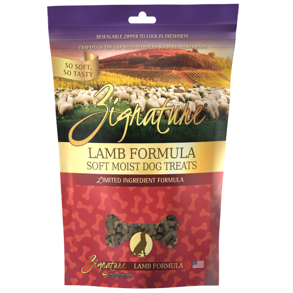 Zignature Soft Dog Treats Lamb 4oz For Sale