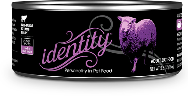 Identity Pet Cat Canned 95% Free Range NZ Lamb Recipe 5.5oz For Cheap