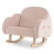 Toddler Rocker with Solid Wood Legs and Non-slip Foot Pads Online Hot Sale