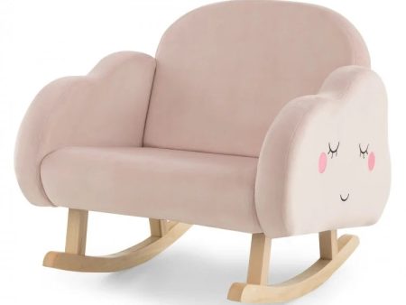 Toddler Rocker with Solid Wood Legs and Non-slip Foot Pads Online Hot Sale