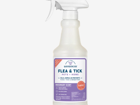 Wondercide Flea & Tick Spray Rosemary 16oz Hot on Sale