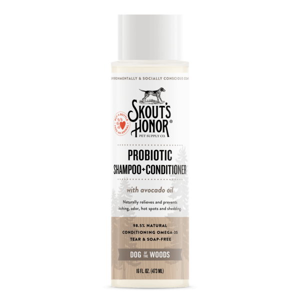 Skout s Honor Probiotic Shampoo & Conditioner Dog of the Woods 16oz Online Sale