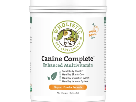 Wholistic Pet Organics Canine Complete Enhanced Multivitamin Organic Pumpkin Online