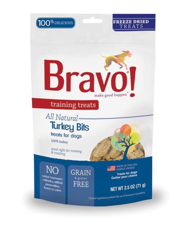 Bravo Freeze Dried Turkey Bits 2oz For Sale