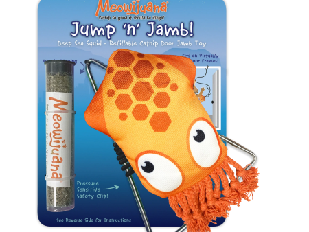 Meowijuana Jump N Jamb Deep Sea Squid Cat Toy Online Sale