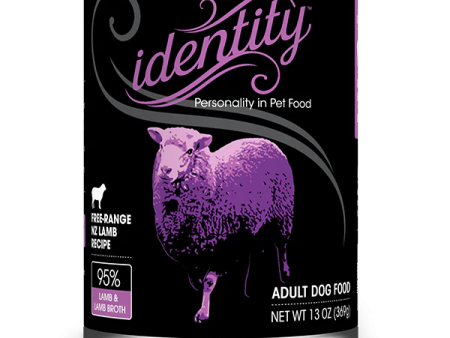 Identity Pet Canned 95% NZ Free Range Lamb Recipe 13oz Cheap