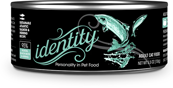 Identity Pet Cat Canned 95% Sustainable Salmon & Herring Recipe 5.5oz Sale