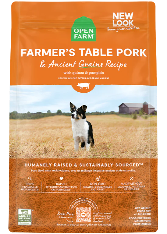 Open Farm Ancient Grain Pork Supply