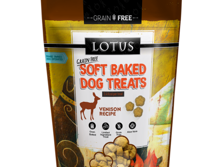 Lotus Soft Baked Grain Free Venison Treats 10oz Fashion