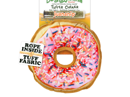 Doggijuana Tuffer Chewer Refillable Donut Dog Toy on Sale