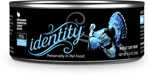 Identity Pet Cat Canned 95% Free Range Homestead Turkey Recipe 5.5oz Hot on Sale