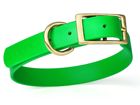 Biothane Waterproof Collar Green Supply