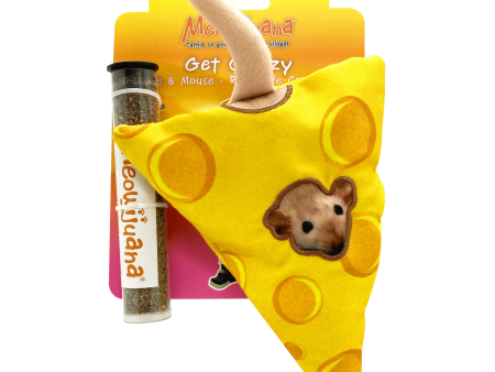 Meowijuana Get Cheesy Refillable Catnip Cat Toy For Cheap