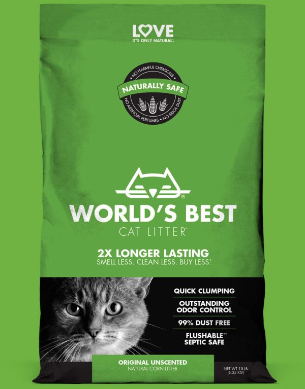 World s Best Cat Litter Quick Clumping Unscented Online Hot Sale