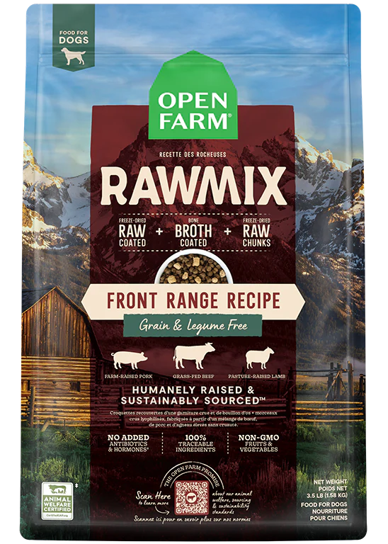 Open Farm RawMix Grain Free Front Range Dog Food Online now