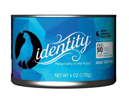 Identity Pet Canned Persona 95% North American Quail Recipe 5.5oz on Sale