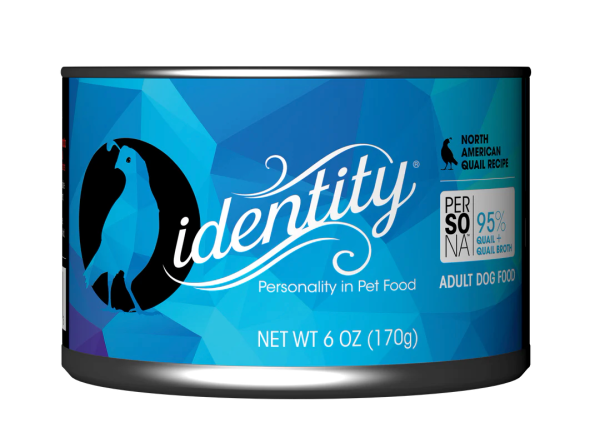 Identity Pet Canned Persona 95% North American Quail Recipe 5.5oz on Sale