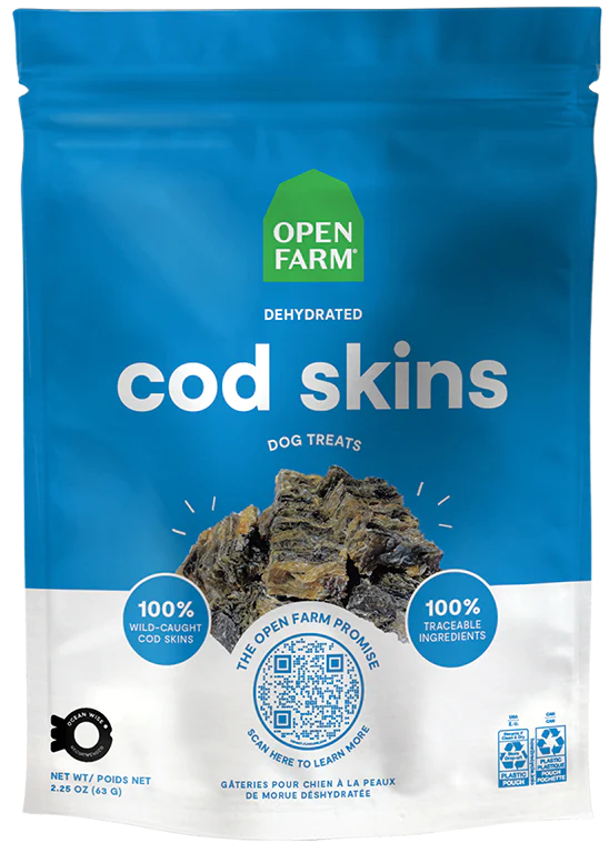 Open Farm Dehydrated Cod Skins Treats 2.25oz on Sale